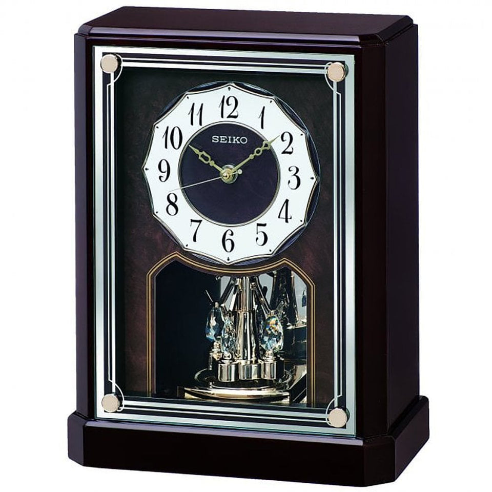 Seiko Wooden Anniversary Battery Mantel Clock