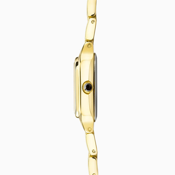 Sekonda Ladies Monica Square Dial Gold Tone 29mm Watch