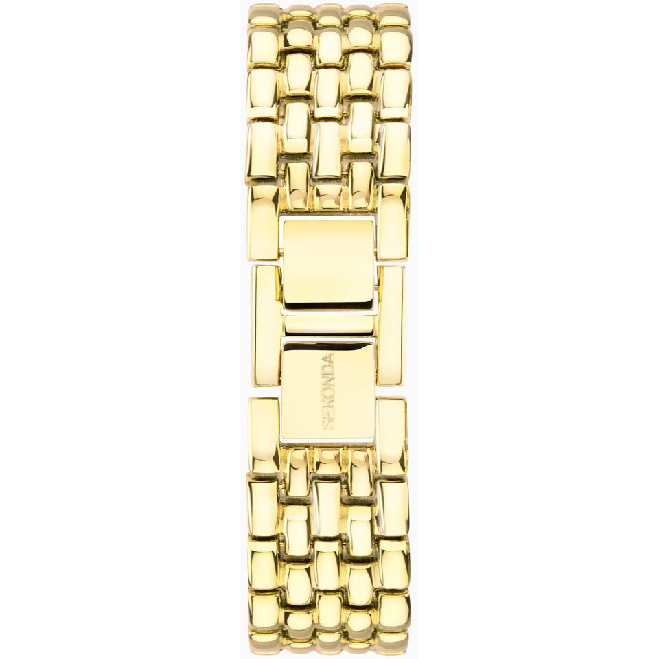 Sekonda Ladies Monica Square Dial Gold Tone 29mm Watch