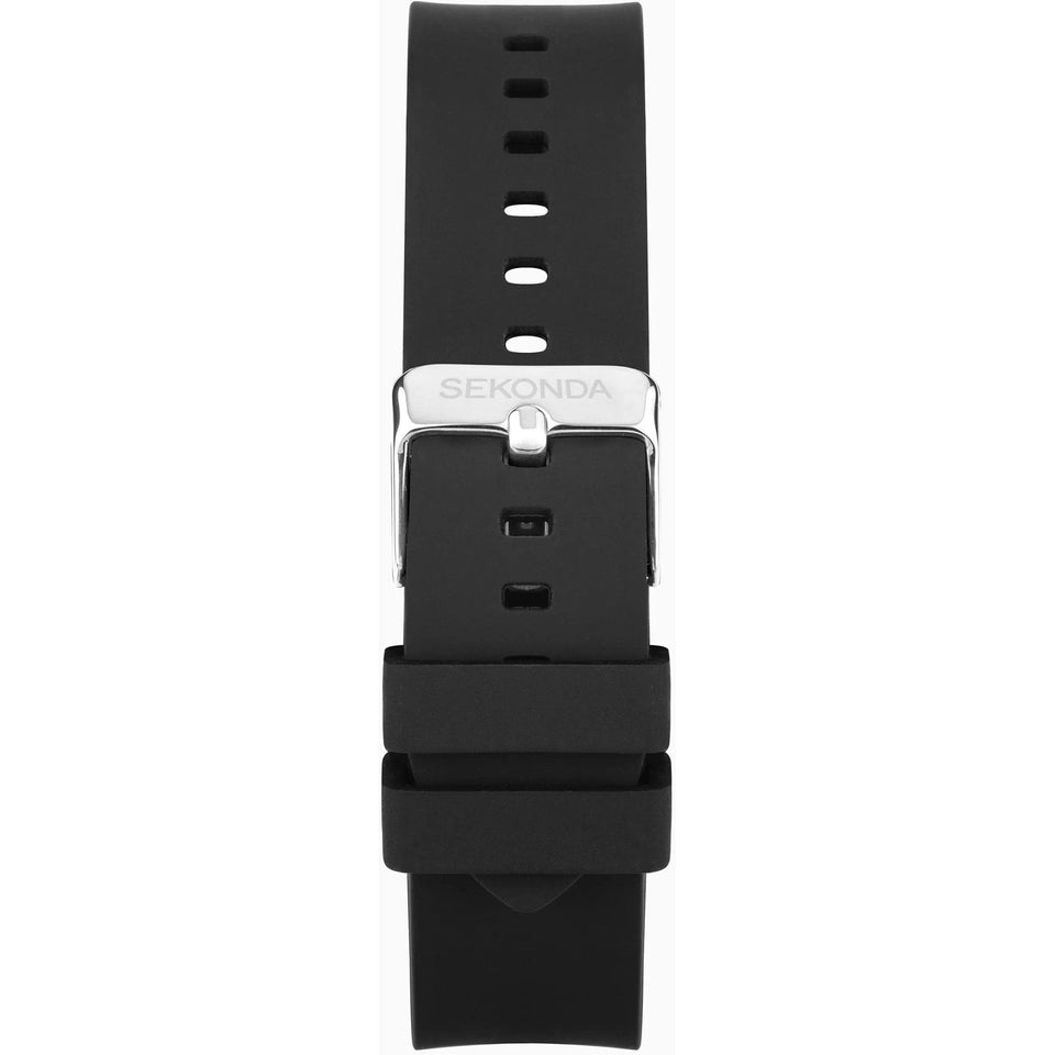 Sekonda Mens Circuit Chronograph Black Dial Strap Watch