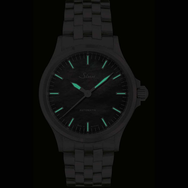 Sinn Gent's 556 I Mother Of Pearl S 38.5mm Automatic Watch