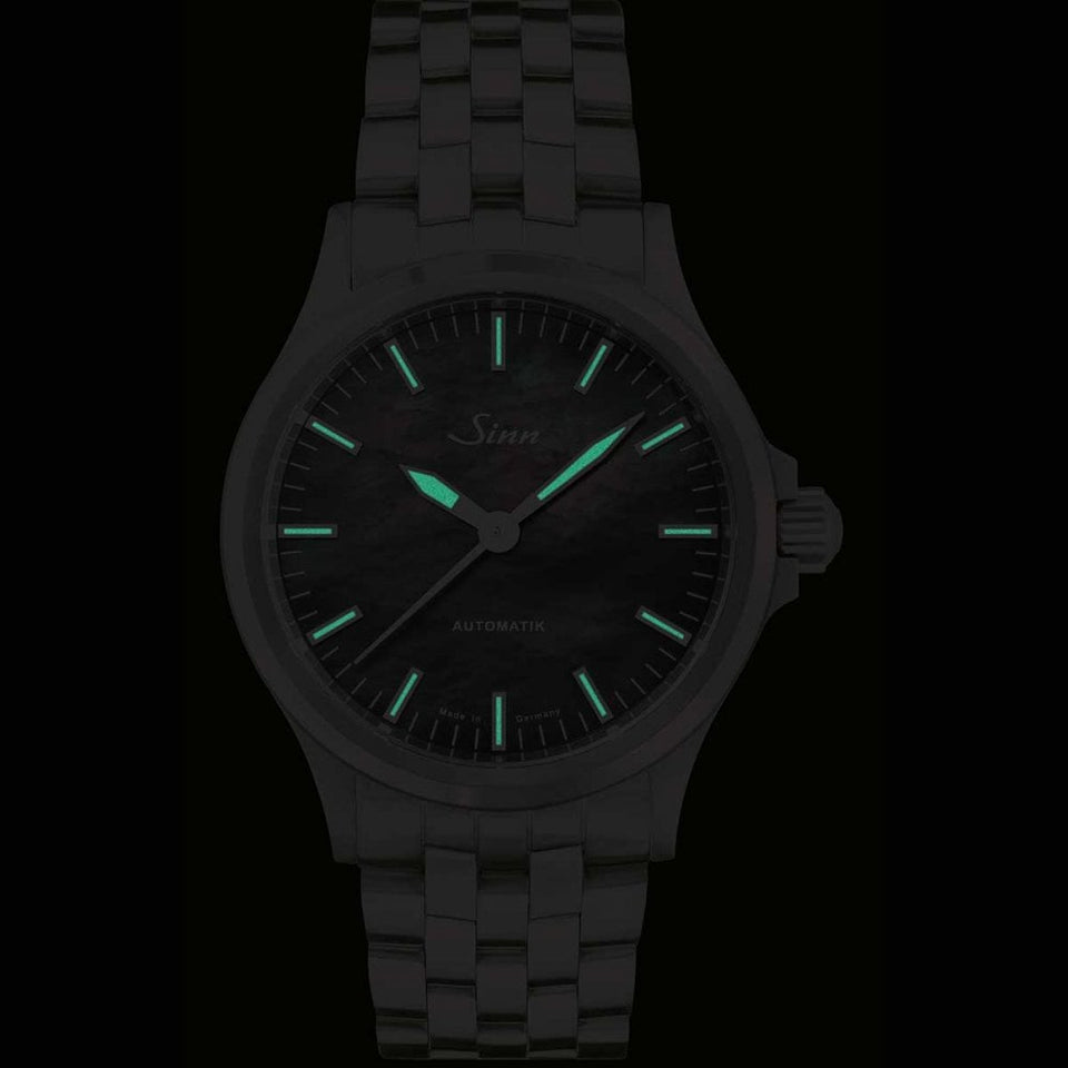Sinn Gent's 556 I Mother Of Pearl S 38.5mm Automatic Watch