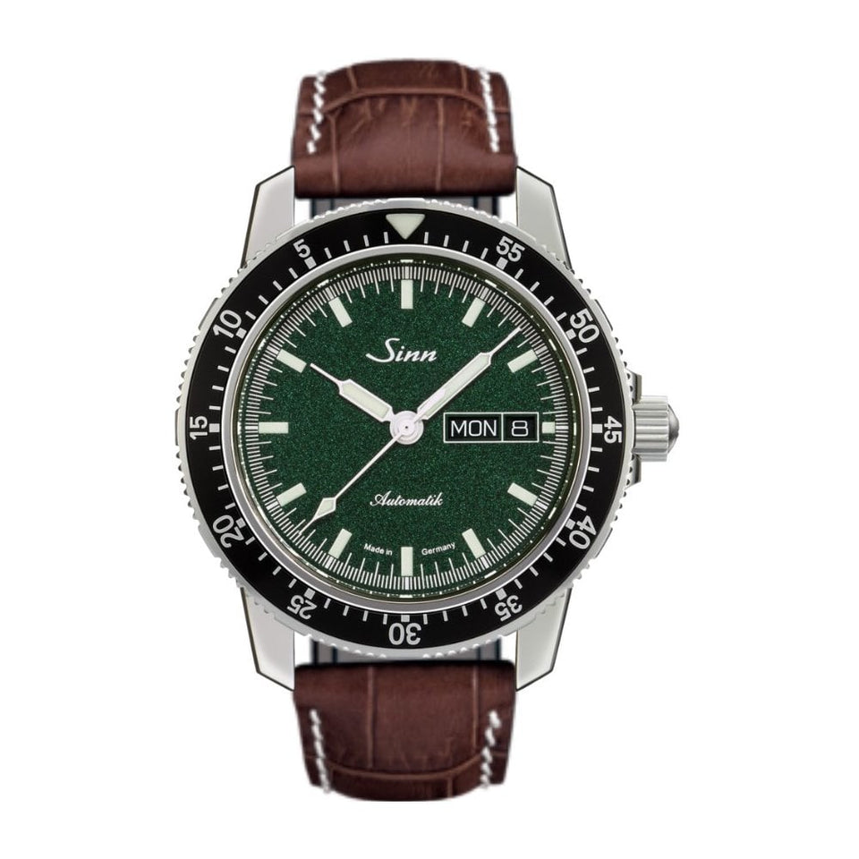 Sinn Men's 104 St Sa I MG Shimmering Green Dial Watch