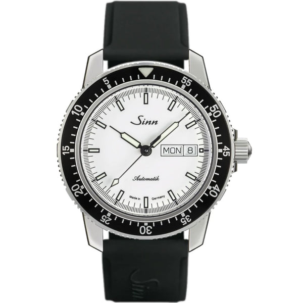 Sinn Men's 104 St Sa I W Black Silicone Watch