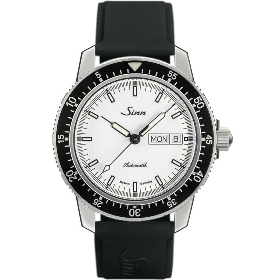 Sinn Men's 104 St Sa I W Black Silicone Watch