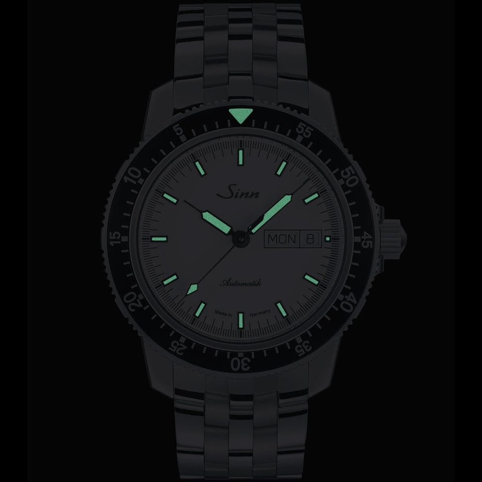 Sinn Men's 104 St Sa I W Black Silicone Watch