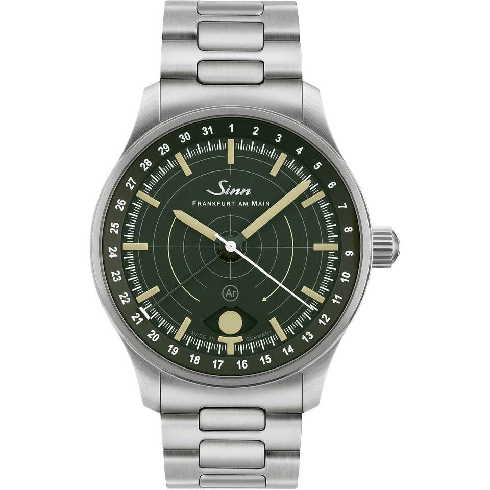 Sinn Men's 308 40mm Green Dial Hunting Watch