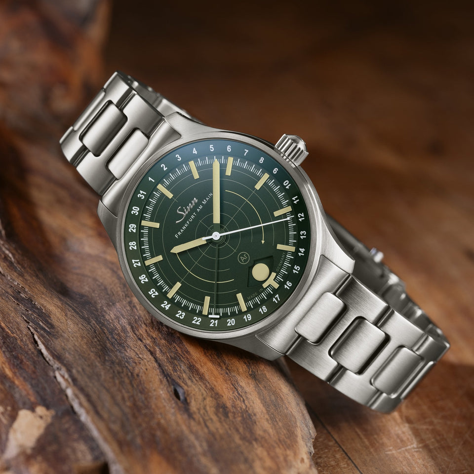 Sinn Men's 308 40mm Green Dial Hunting Watch