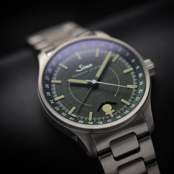 Sinn Men's 308 40mm Green Dial Hunting Watch