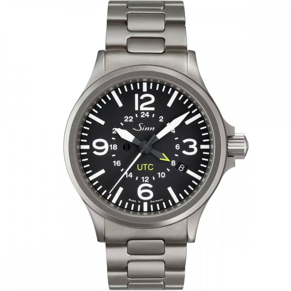 Sinn Men's 856 UTC PILOT Automatic Watch, H-Link