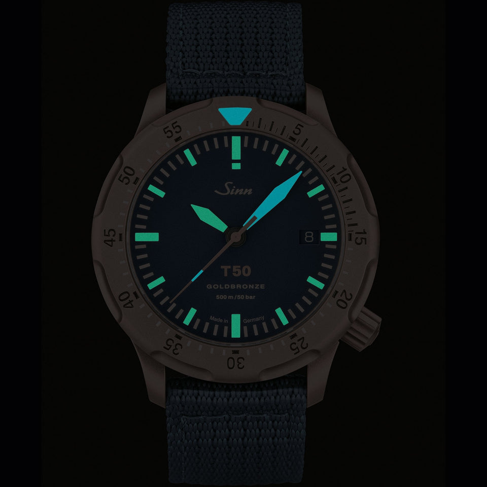 Sinn Men's T50 Goldbronze B 41mm Limited Edition Watch (XXX/300)