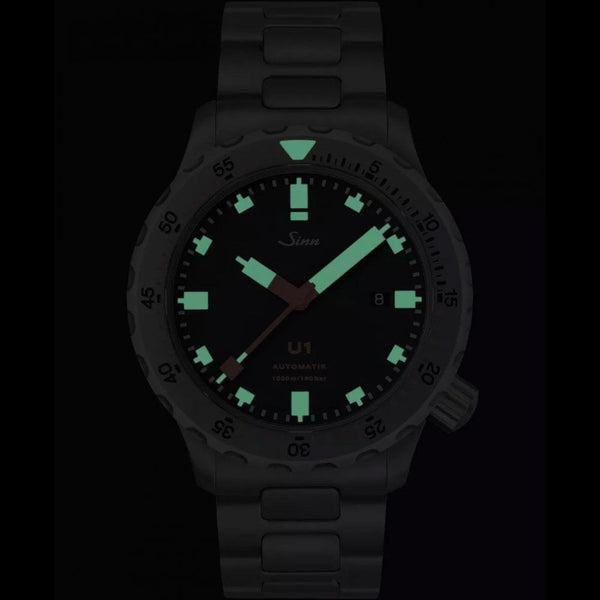 Sinn Men's U1 German Submarine Steel Diver's Watch