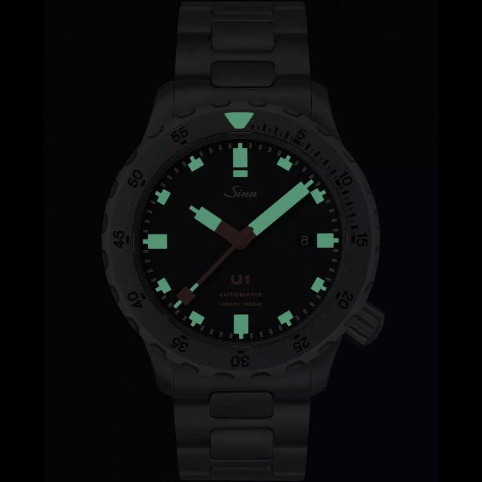 Sinn Men's U1 German Submarine Steel Diver's Watch