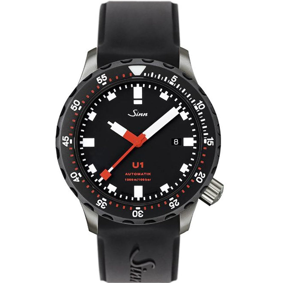 Sinn Men's U1 SDR Submarine Steel Diving Watch