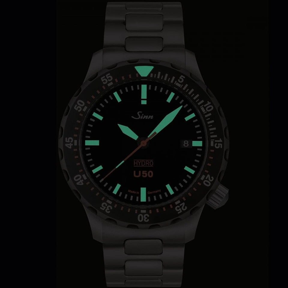 Sinn Men's U50 HYDRO SDR TEGIMENTED Diving Watch