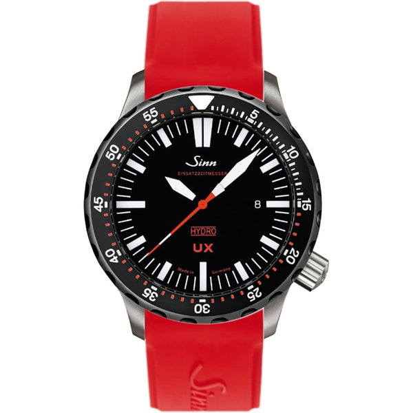 Sinn Men's UX SDR Red Silicone Diver Watch (EZM 2B)