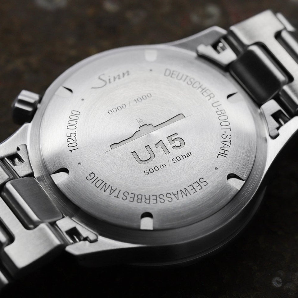 Sinn U15 Submarine Steel 41mm Limited Edition Watch (XXXX/1000)