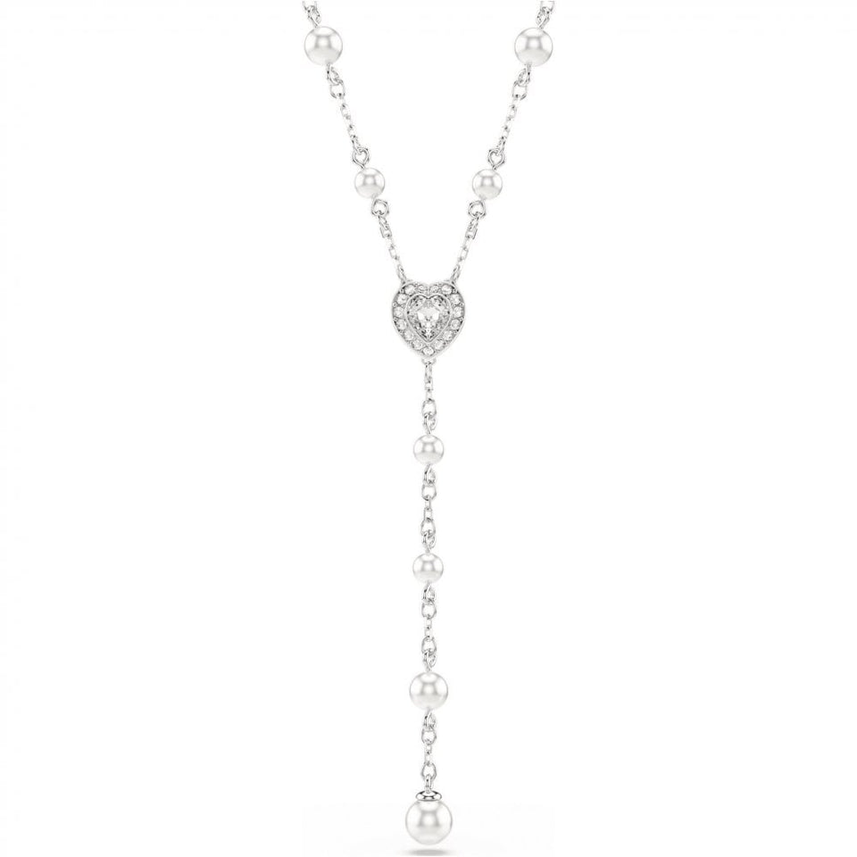 Swarovski Ariana Grande x Heart & Pearl 'Y' Necklace
