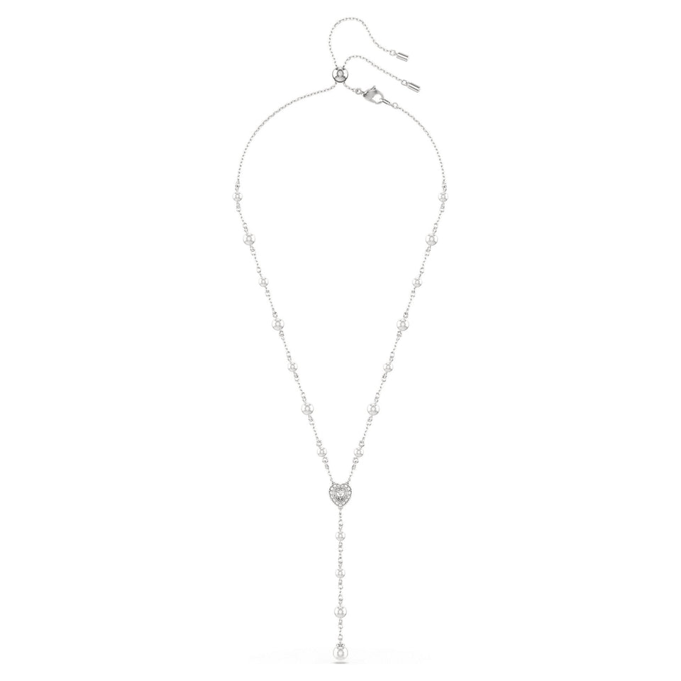 Swarovski Ariana Grande x Heart & Pearl 'Y' Necklace