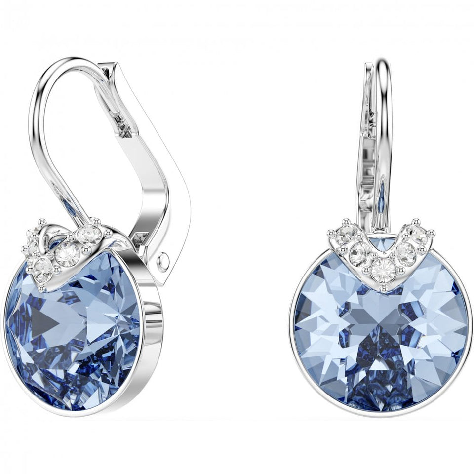 Swarovski Bella Blue 'V' Drop Earrings