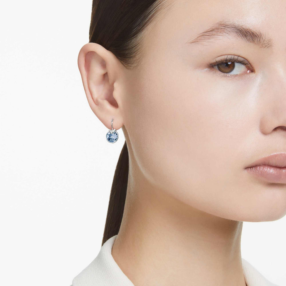 Swarovski Bella Blue 'V' Drop Earrings