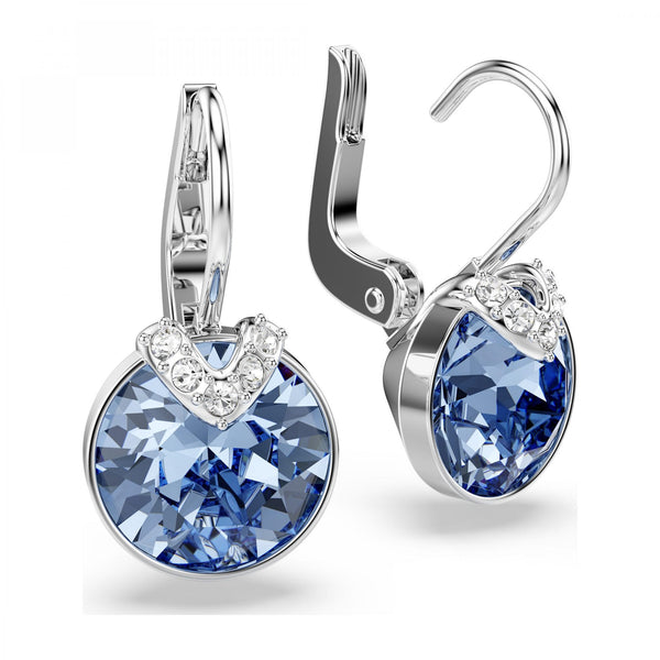 Swarovski Bella Blue 'V' Drop Earrings