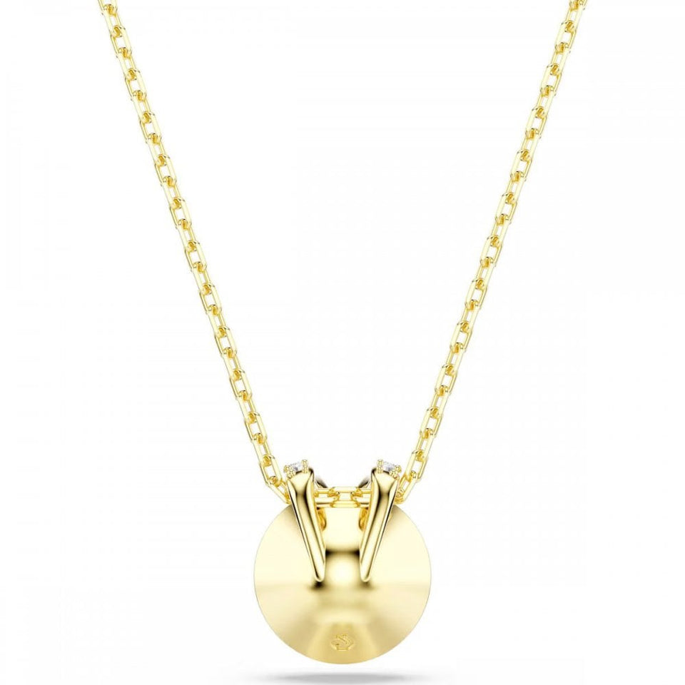 Swarovski Bella Green Crystal Gold Toned Necklace