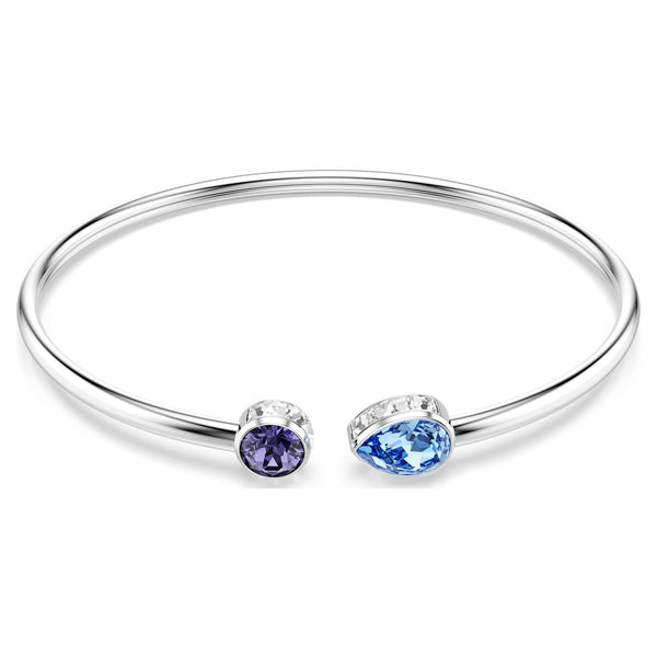 Swarovski Chroma Blue Stone Open Bangle