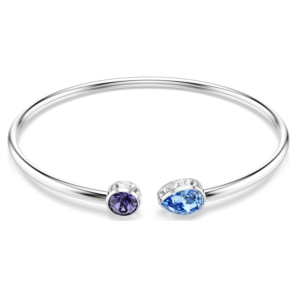 Swarovski Chroma Blue Stone Open Bangle