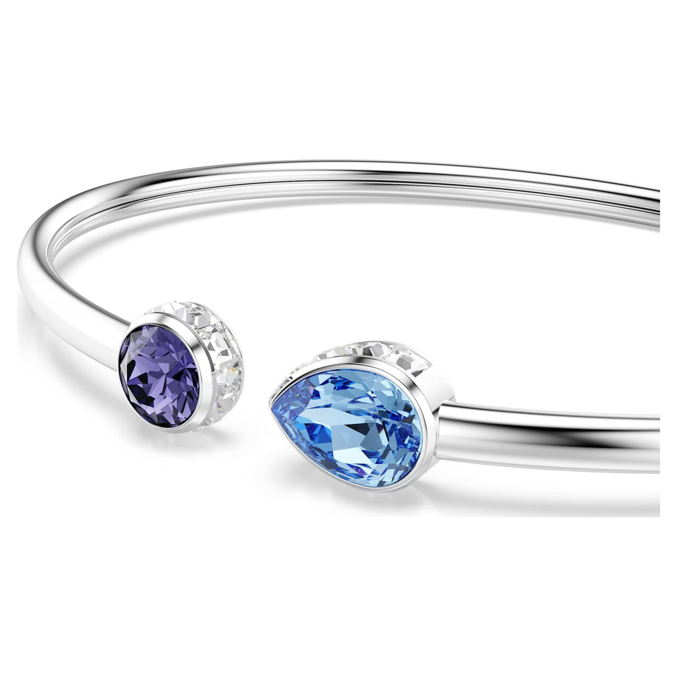 Swarovski Chroma Blue Stone Open Bangle