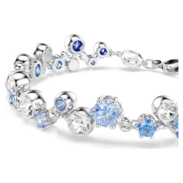 Swarovski Constella Blue Mixed Cuts Rhodium Plated Bracelet