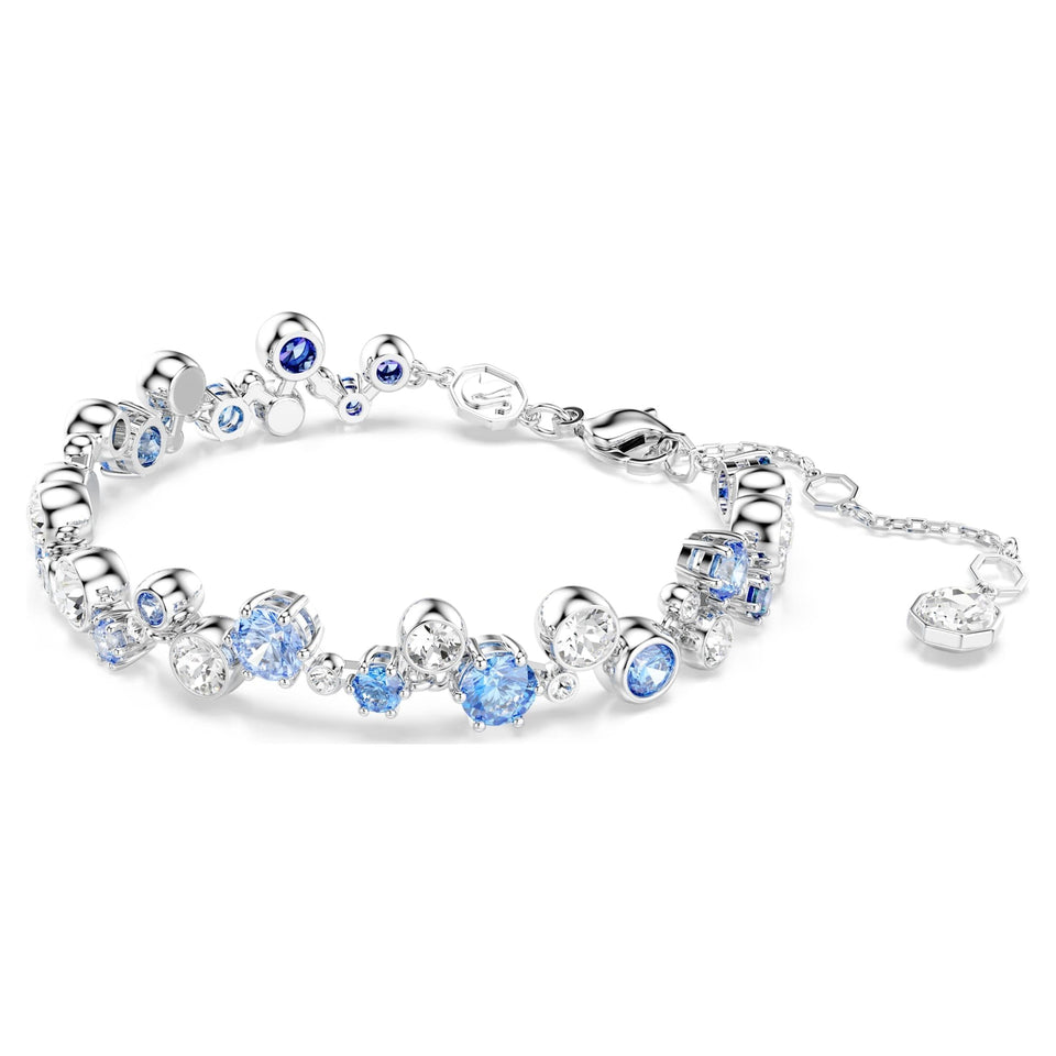 Swarovski Constella Blue Mixed Cuts Rhodium Plated Bracelet