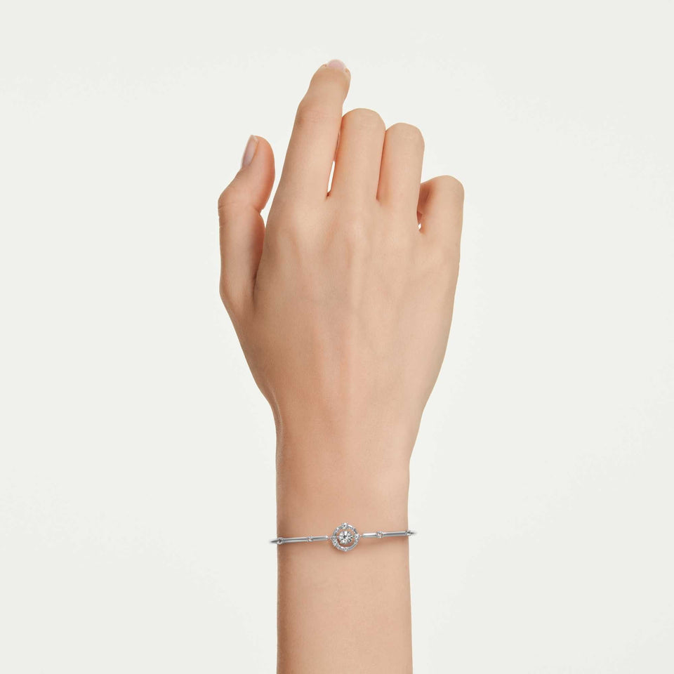 Swarovski Constella Dancing Stone Bangle Bracelet