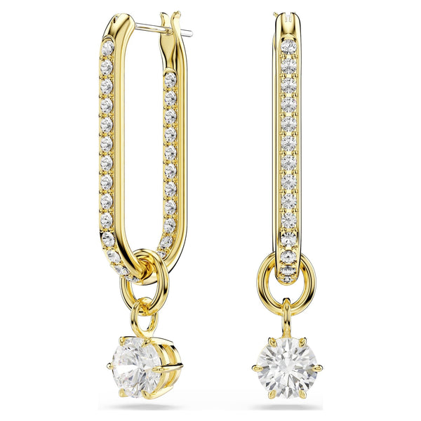 Swarovski Constella Gold Tone Earring Drops