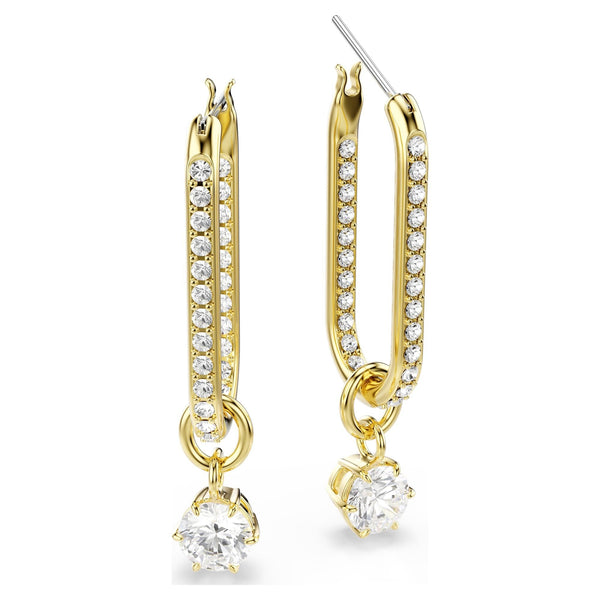 Swarovski Constella Gold Tone Earring Drops