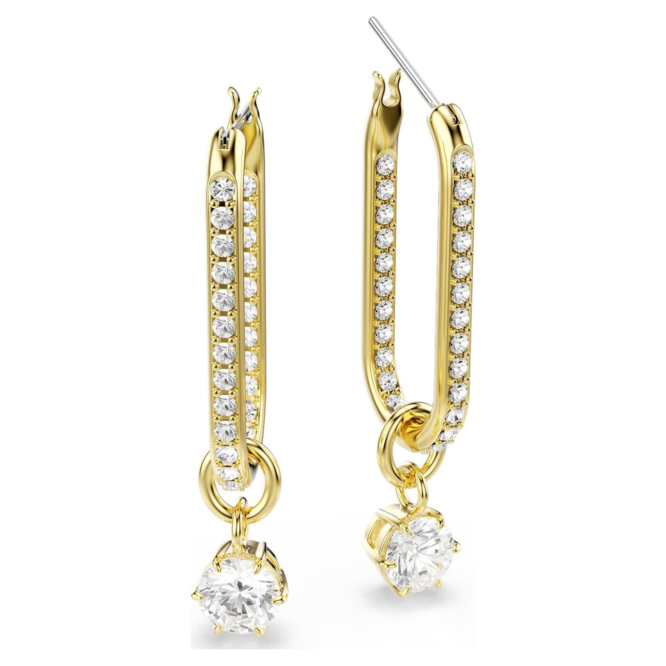 Swarovski Constella Gold Tone Earring Drops