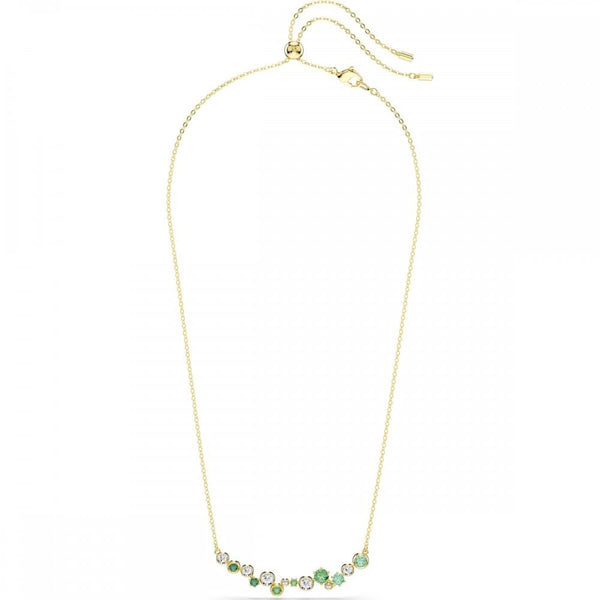 Swarovski Constella Mixed Cut Green Stones Necklace