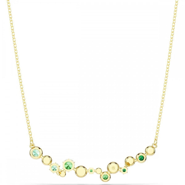 Swarovski Constella Mixed Cut Green Stones Necklace