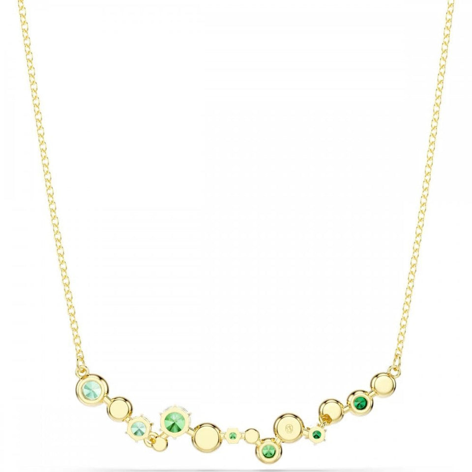 Swarovski Constella Mixed Cut Green Stones Necklace
