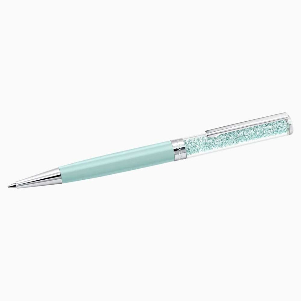 Swarovski Crystalline Chrome Plated Light Green Stardust Ballpoint Pen