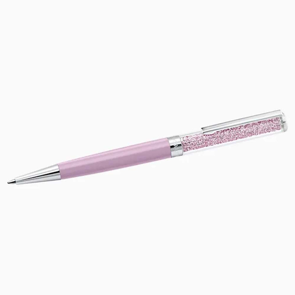Swarovski Crystalline Chrome Plated Purple Lacquered Stardust Ballpoint Pen