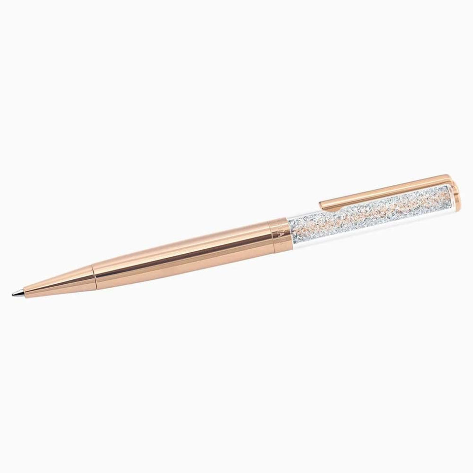 Swarovski Crystalline Rose Gold Toned Silver Stardust Ballpoint Pen