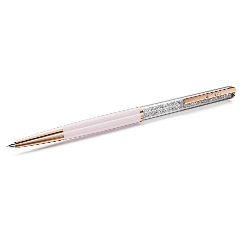 Swarovski Crystalline Silk Pink Lacquered Ballpoint Pen