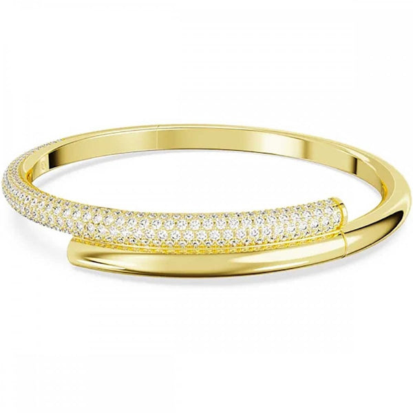 Swarovski Dextera Gold Plated Magnetic Closure Bangle