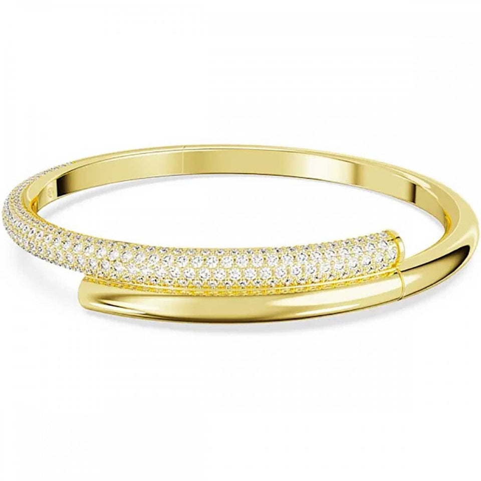 Swarovski Dextera Gold Plated Magnetic Closure Bangle