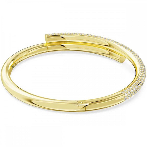 Swarovski Dextera Gold Plated Magnetic Closure Bangle