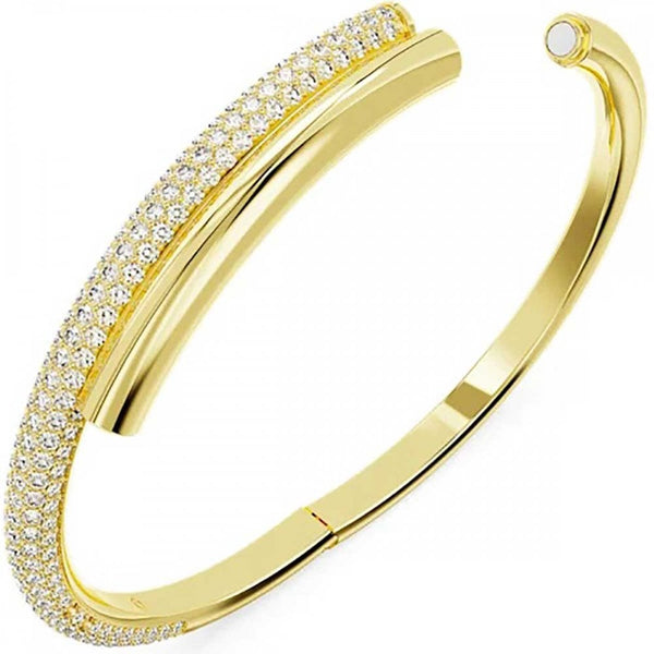 Swarovski Dextera Gold Plated Magnetic Closure Bangle