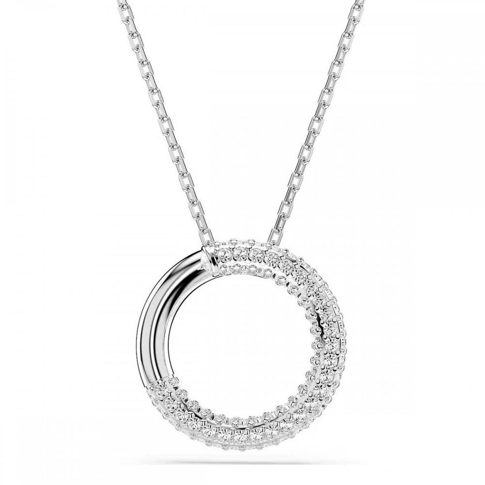 Swarovski Dextera Stone Set Open Circle Necklace