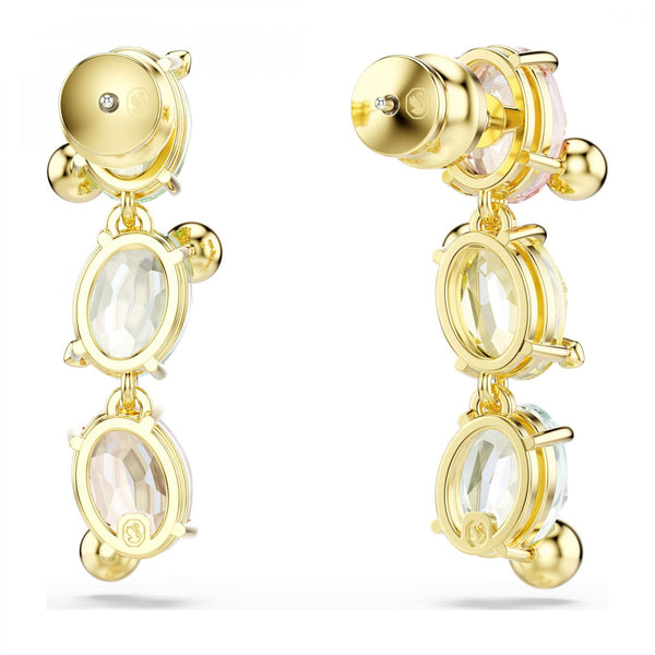 Swarovski Gema Multicoloured Stone Drop Earrings
