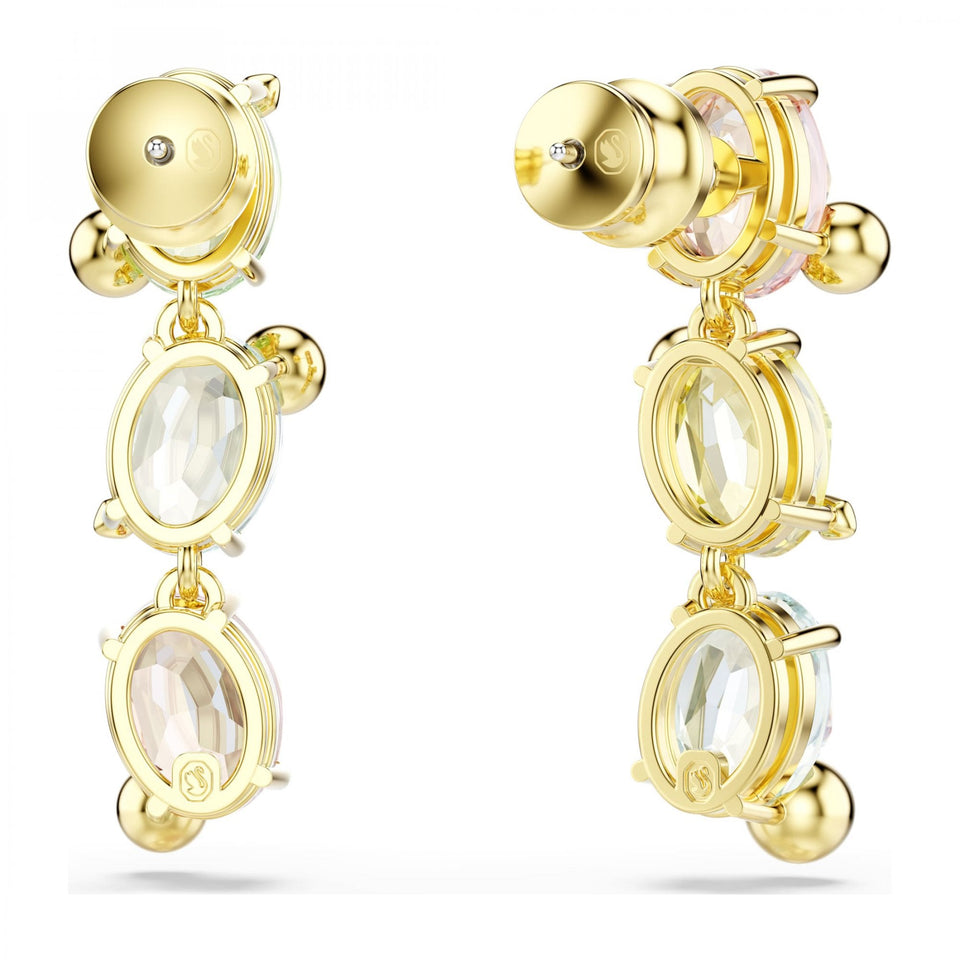 Swarovski Gema Multicoloured Stone Drop Earrings